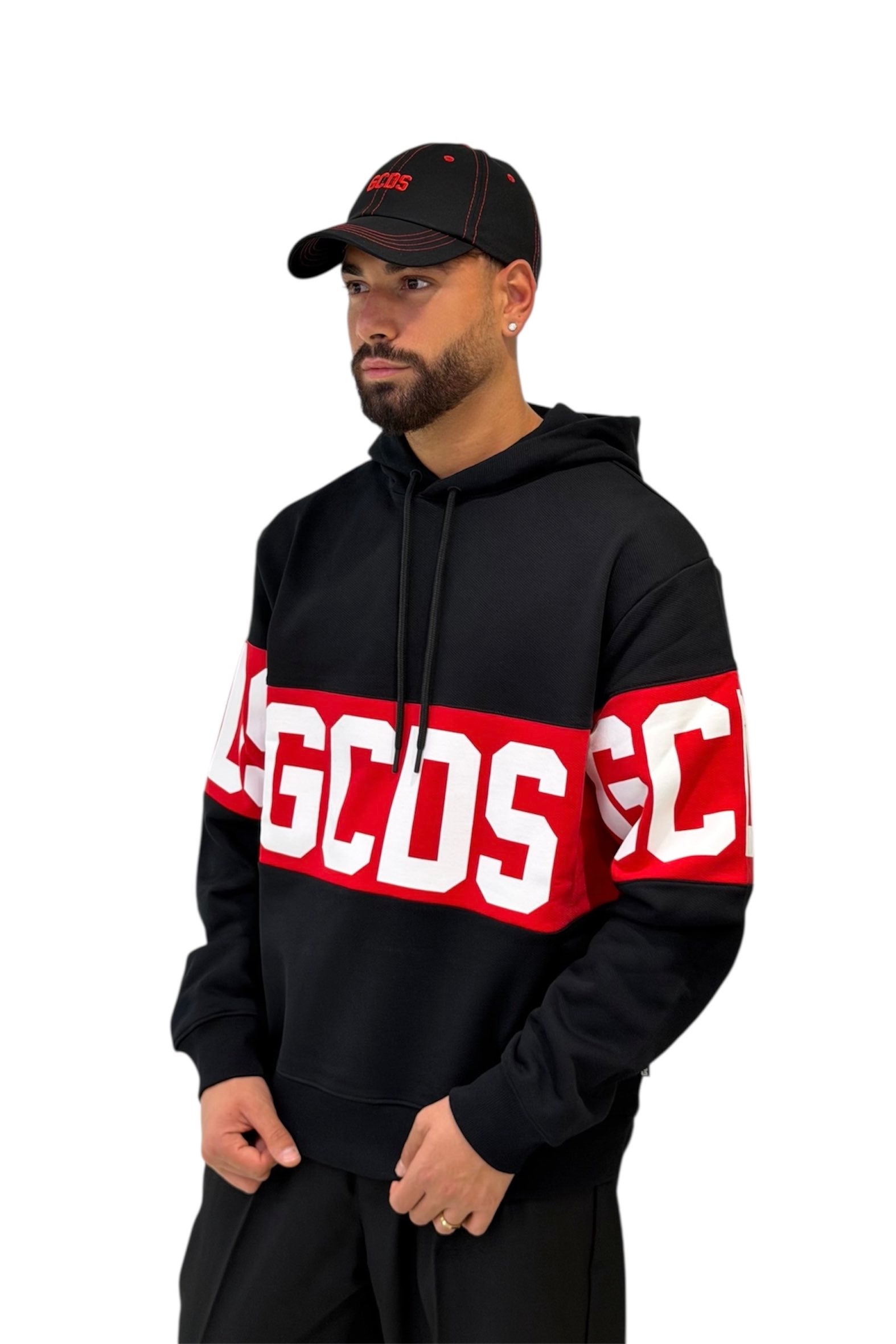 Felpa con cappuccio GCDS